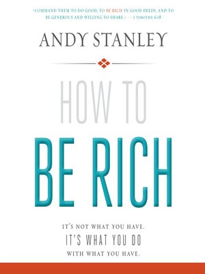 cover image of How to Be Rich